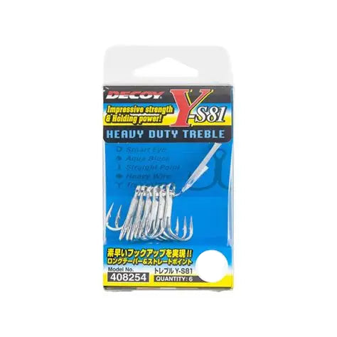 DECOY YS-81 TREBLE HOOKS