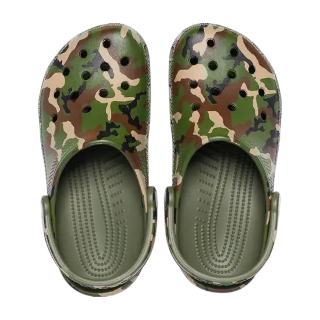 Crocs Classic Toddlers Camo Army Green/Multi