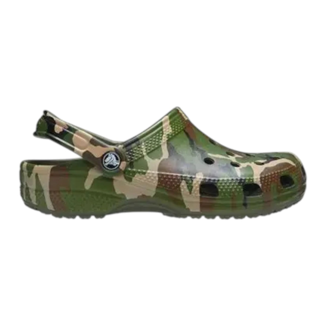 Crocs Classic Toddlers Camo Army Green/Multi