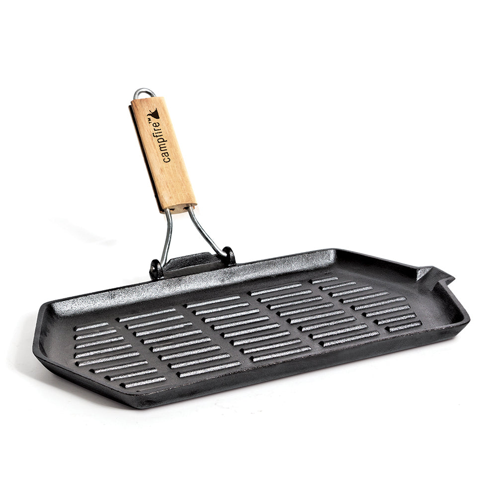 CAMPFIRE FRYPAN RECTANGLE FOLDING HANDLE