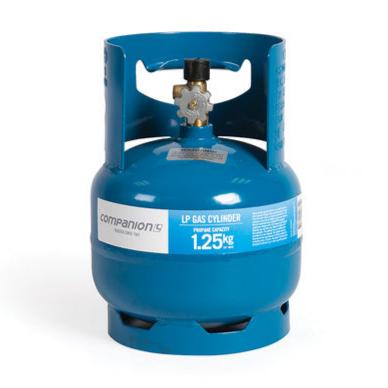 COMPANION GAS CYLINDER 3/8 LH 1.25KG