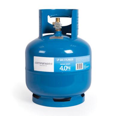 COMPANION GAS CYLINDER 3/8 LH 4.0KG