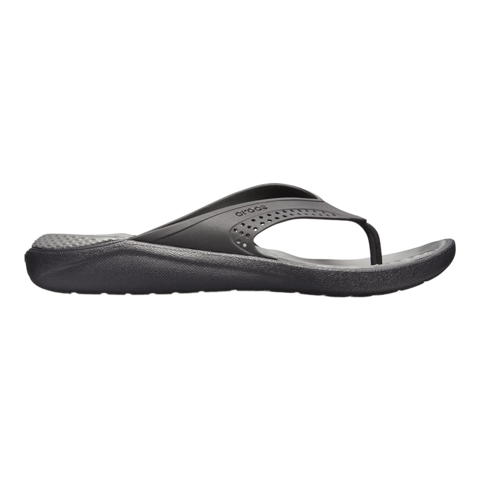 CROCS LITERIDE FLIP BLACK/GREY