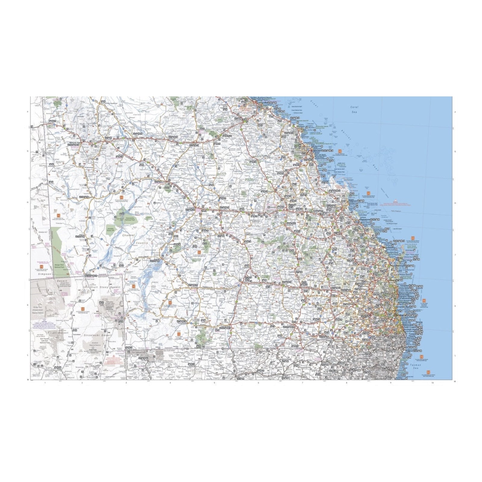 HEMA MAP QUEENSLAND HANDY