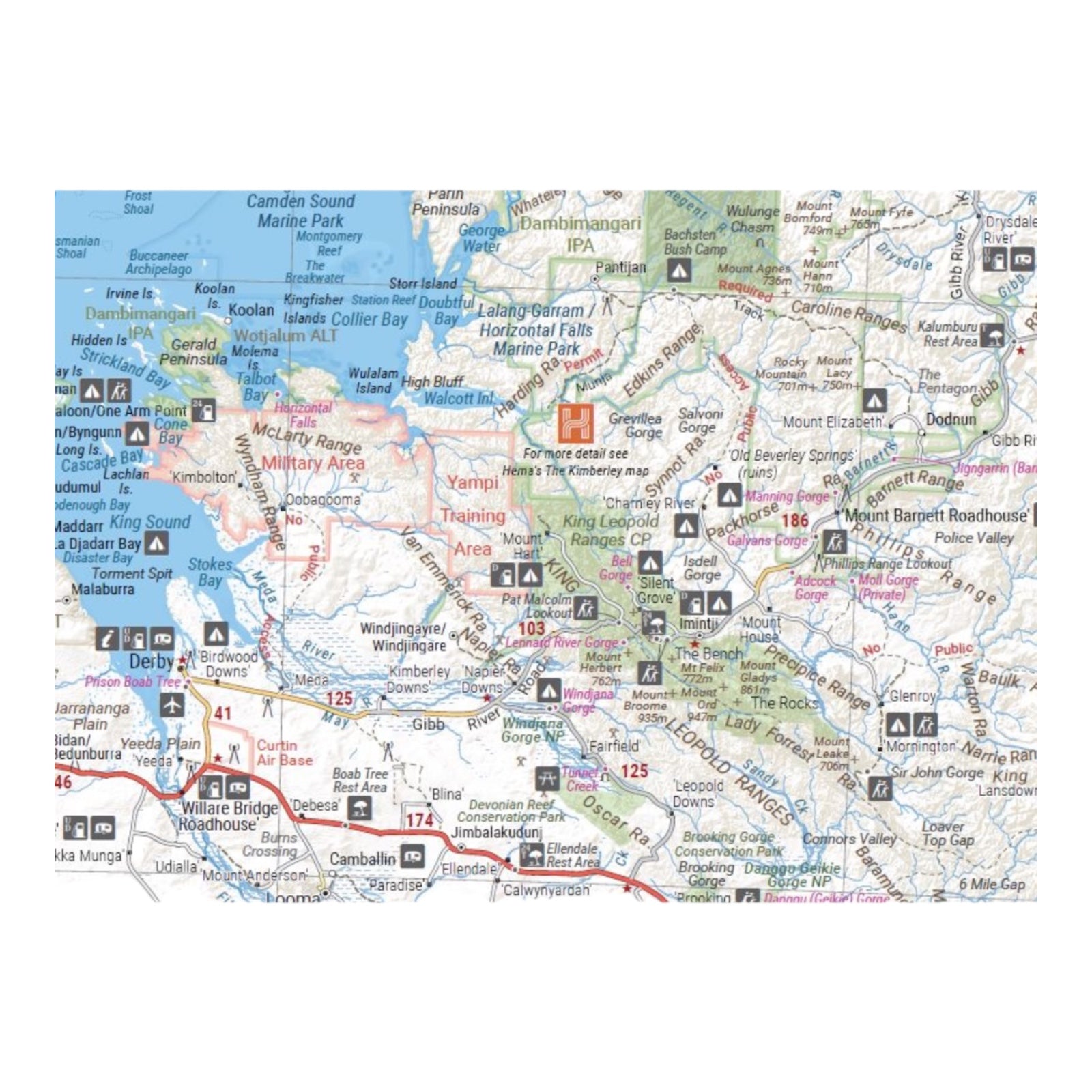 HEMA MAP WESTERN AUSTRALIA HANDY