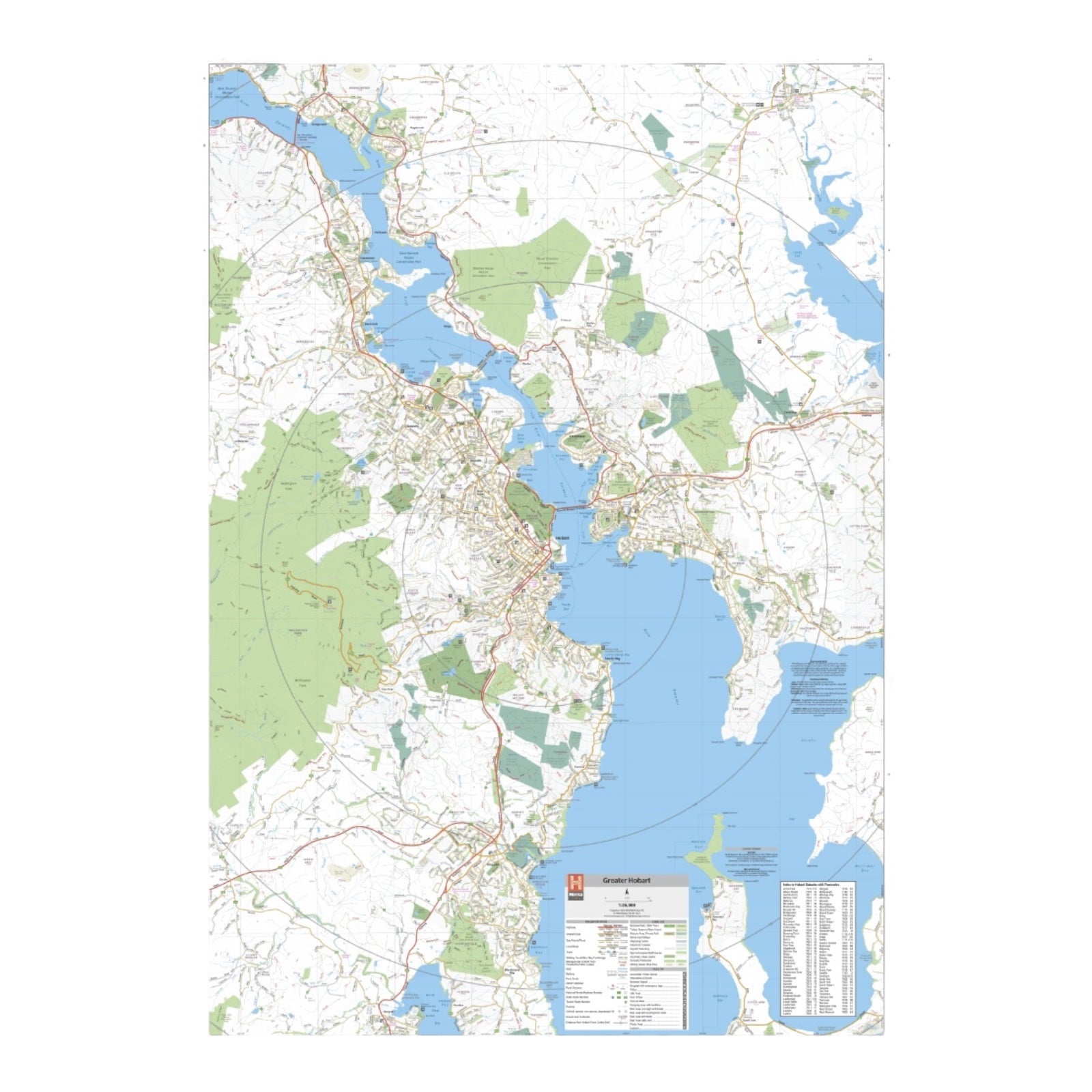 HEMA MAP HOBART & REGION