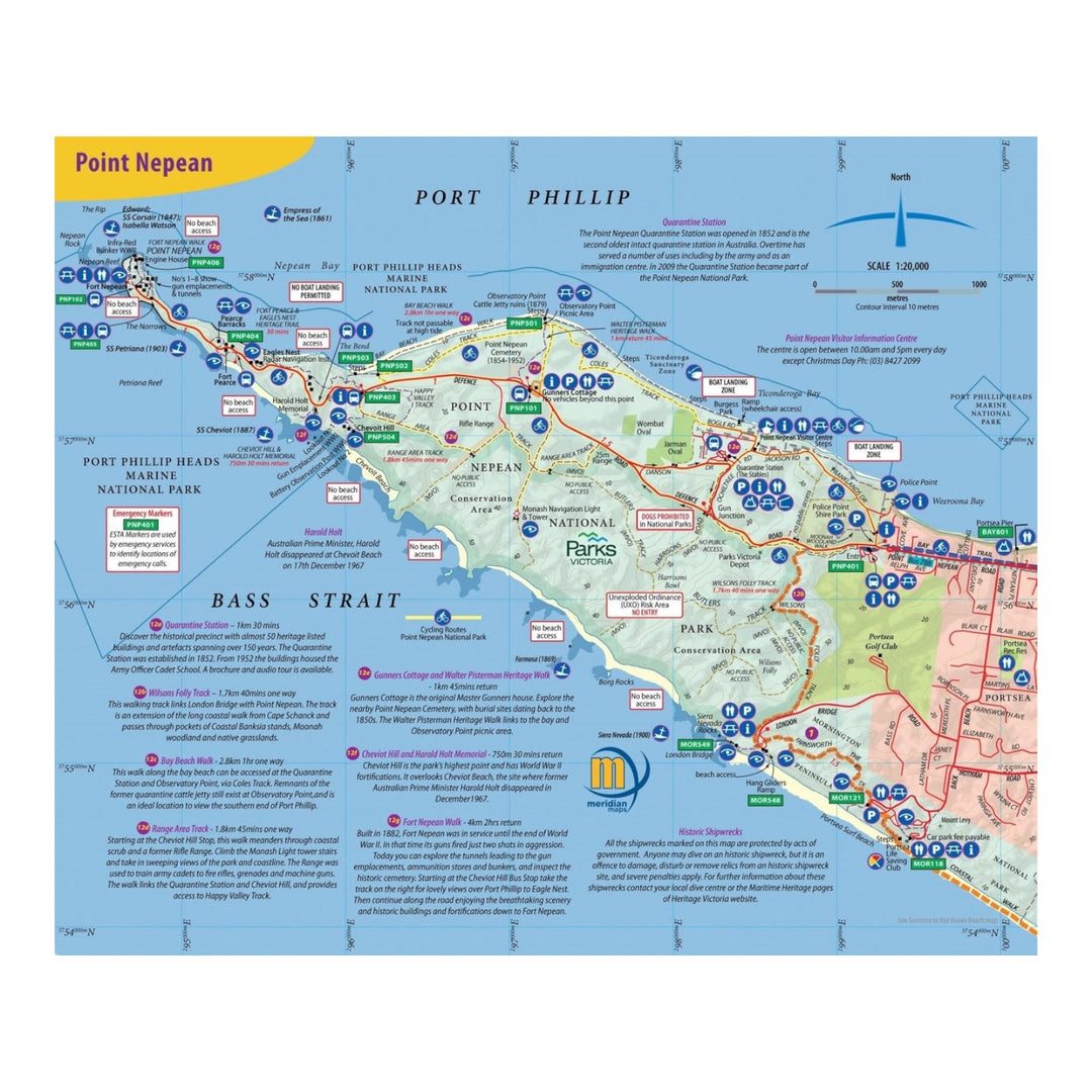 HEMA MAP MORNINGTON PENINSULA WALKS