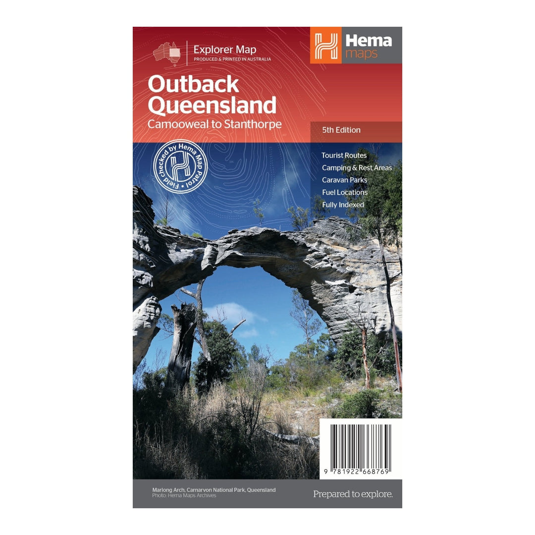 Hema Map Outback Queensland
