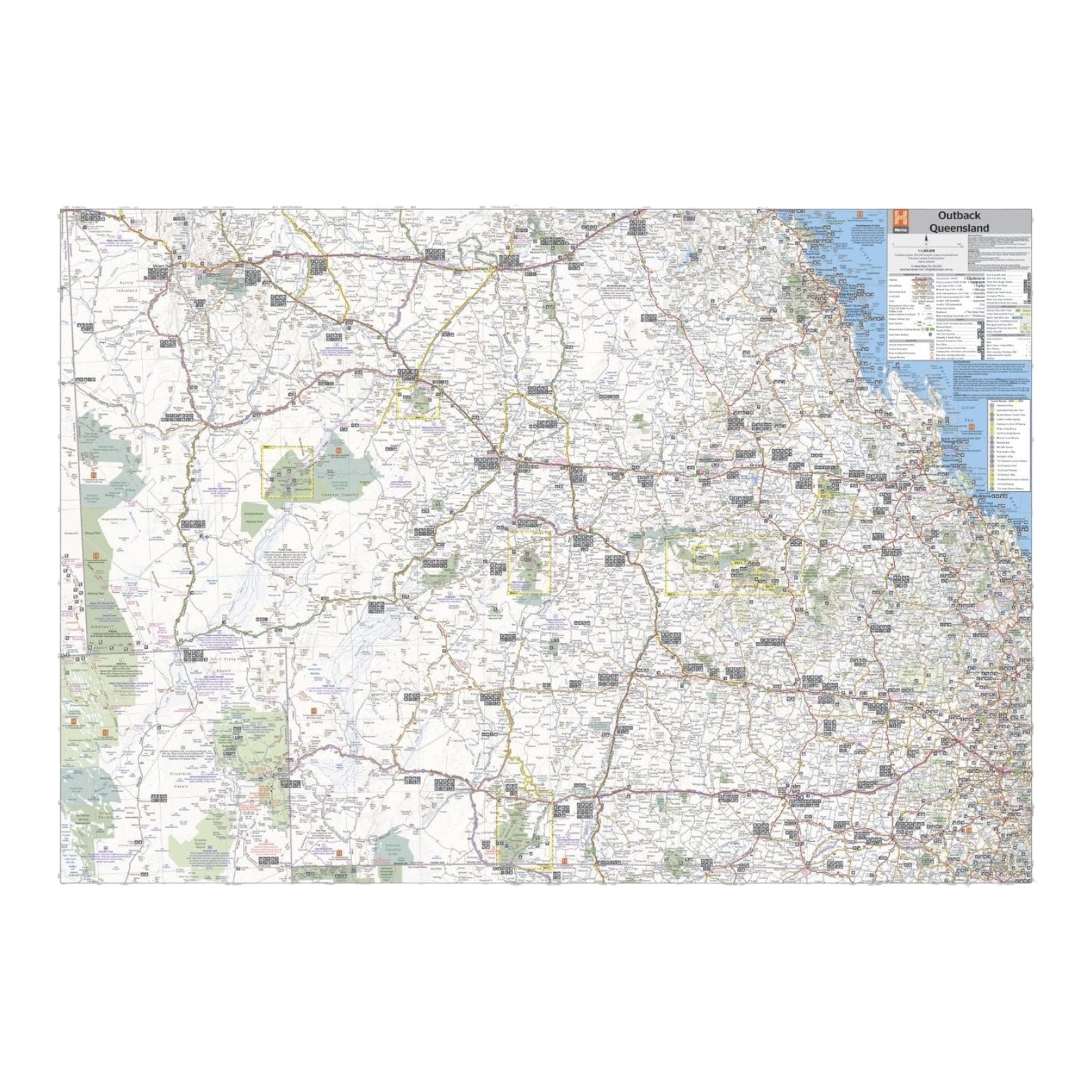 HEMA MAP OUTBACK QUEENSLAND