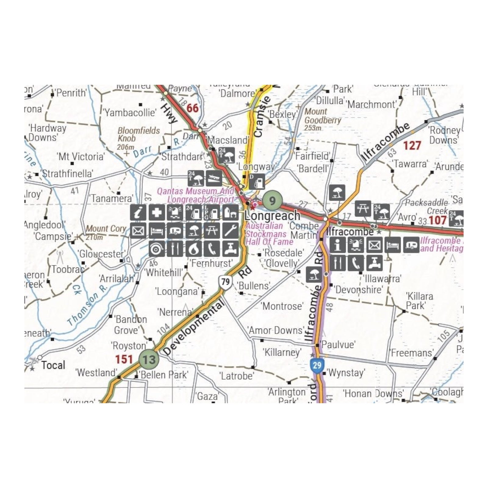 HEMA MAP OUTBACK QUEENSLAND