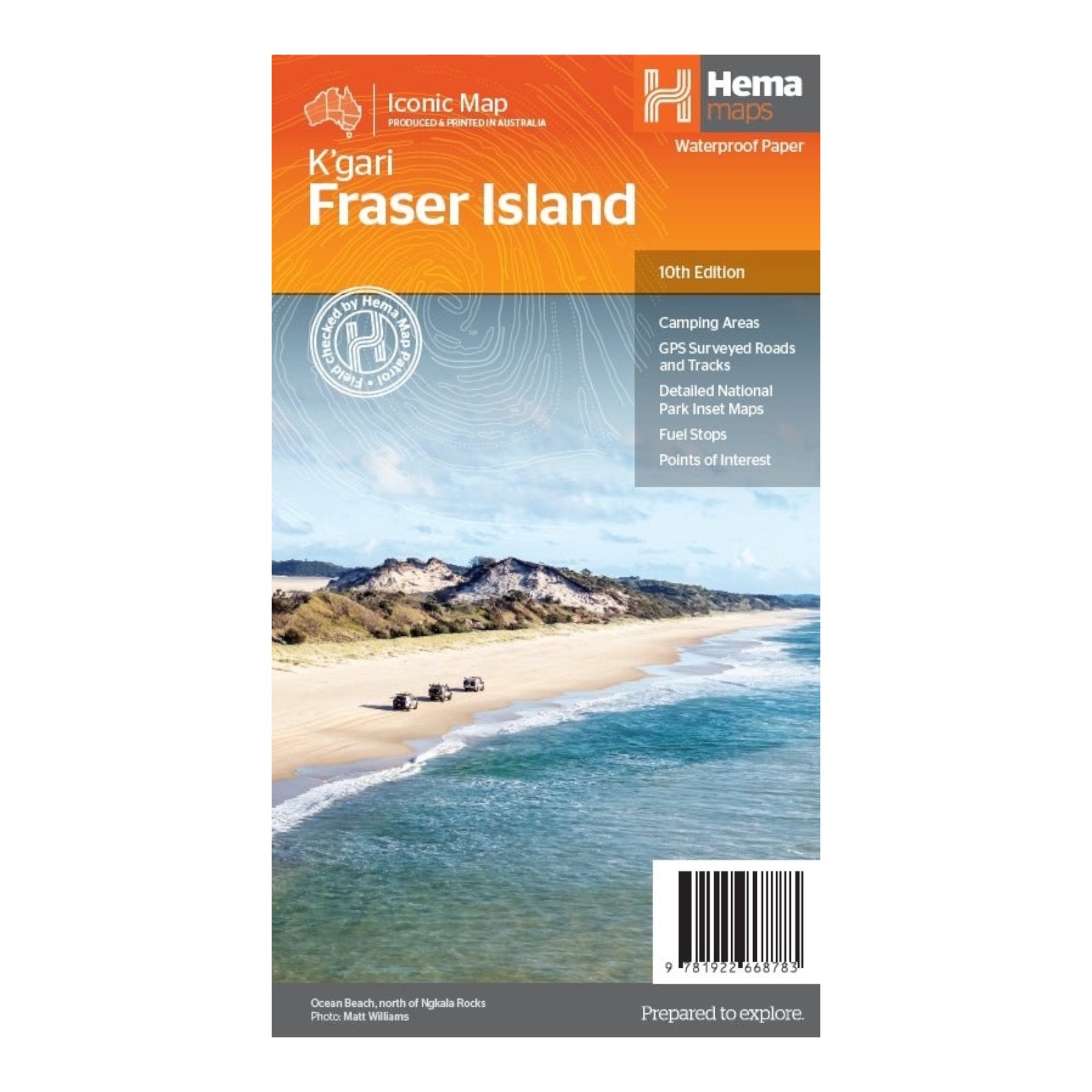 HEMA MAP K'GARI FRASER ISLAND