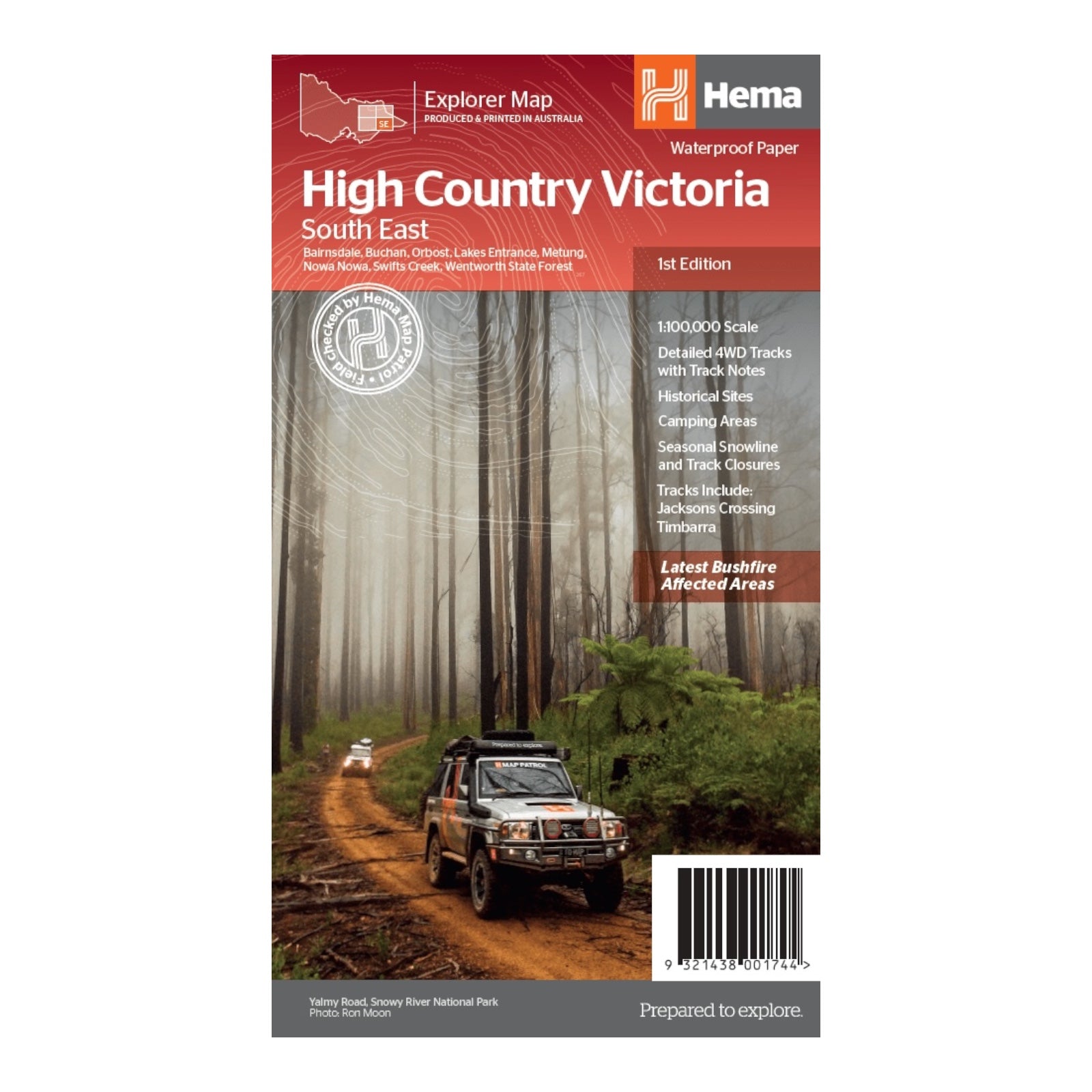 HEMA MAP HIGH COUNTRY VIC SOUTH EAST
