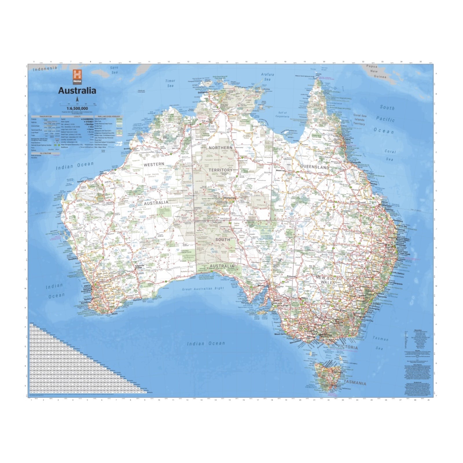 HEMA MAP AUSTRALIA HANDY