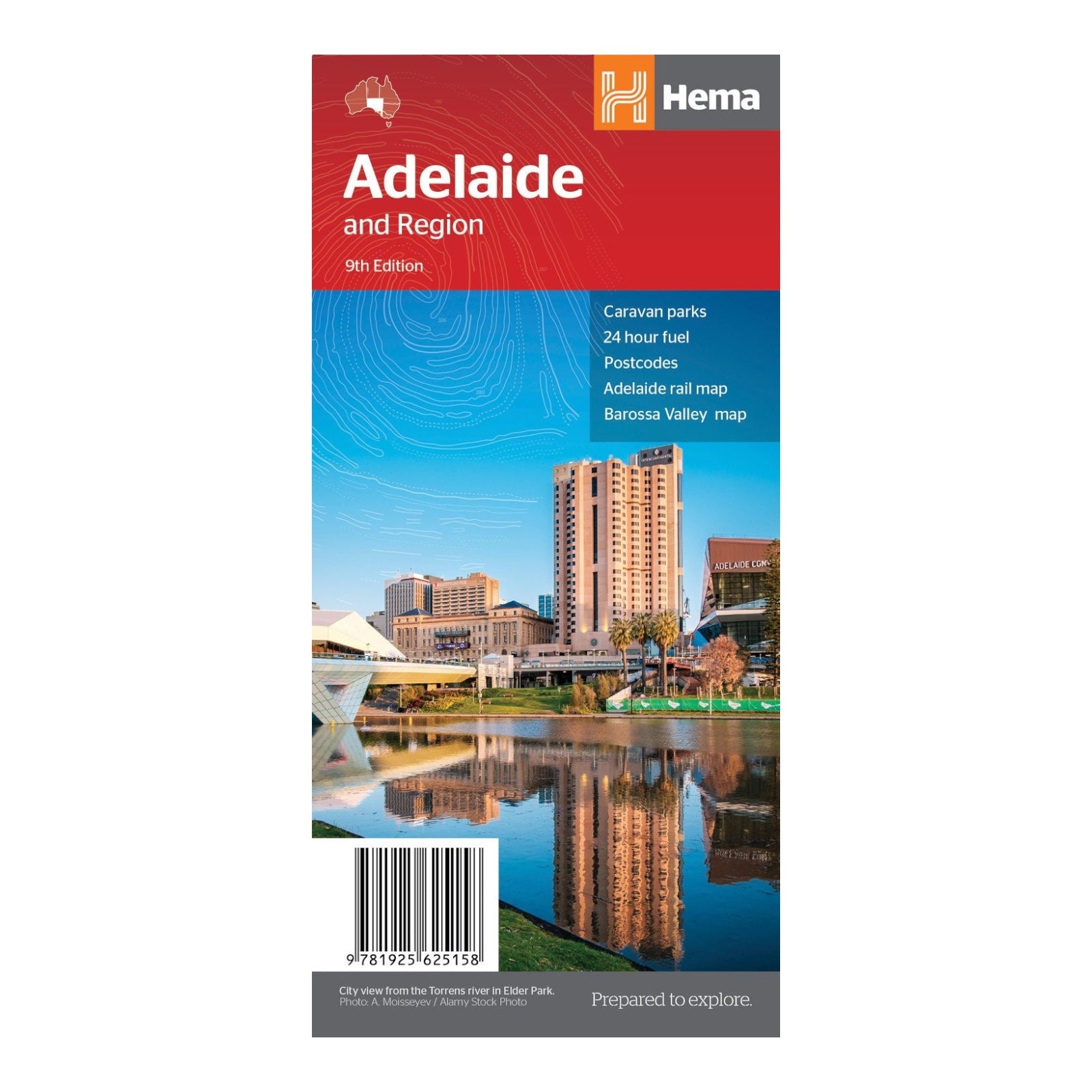 HEMA MAP ADELAIDE CITY