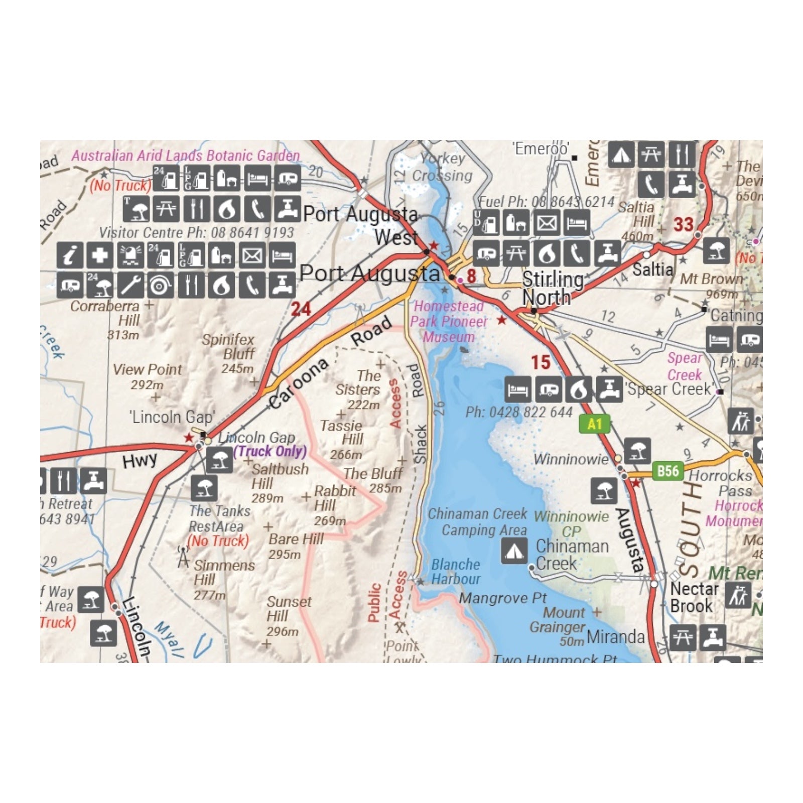 HEMA MAP NULLARBOR PLAIN EASTERN
