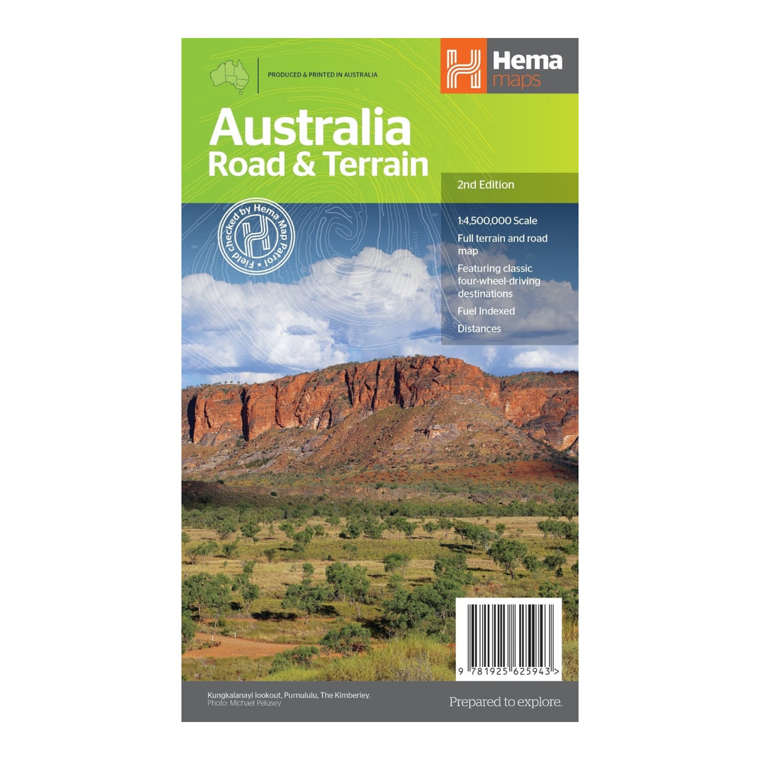 Hema Map Australia Road & Terrain