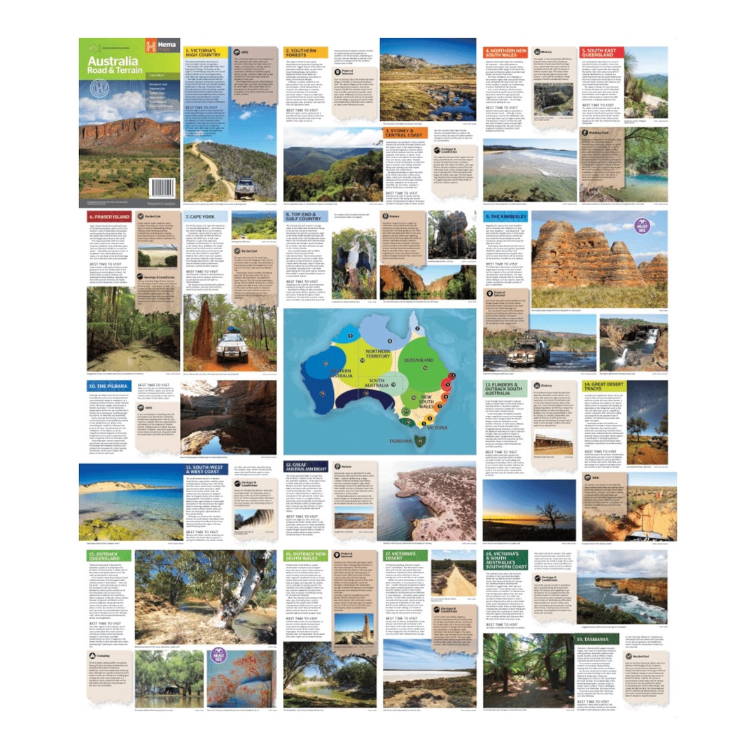 Hema Map Australia Road & Terrain