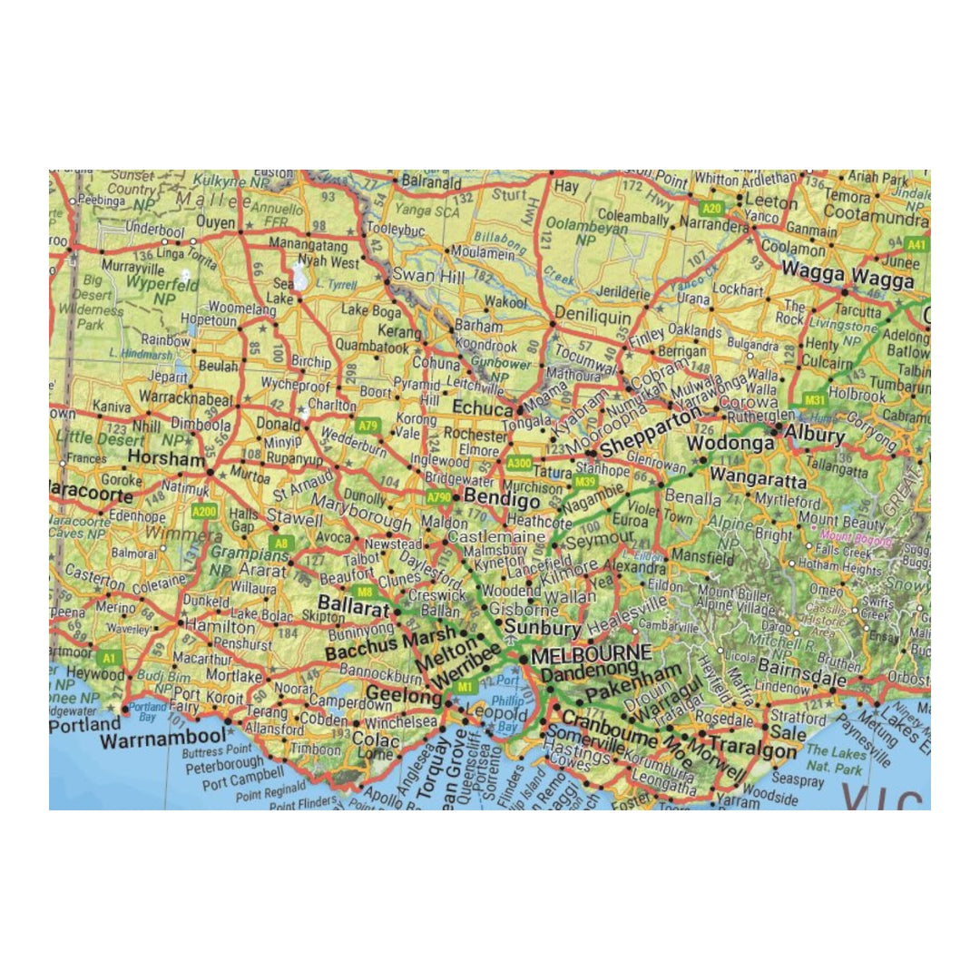 Hema Map Australia Road & Terrain