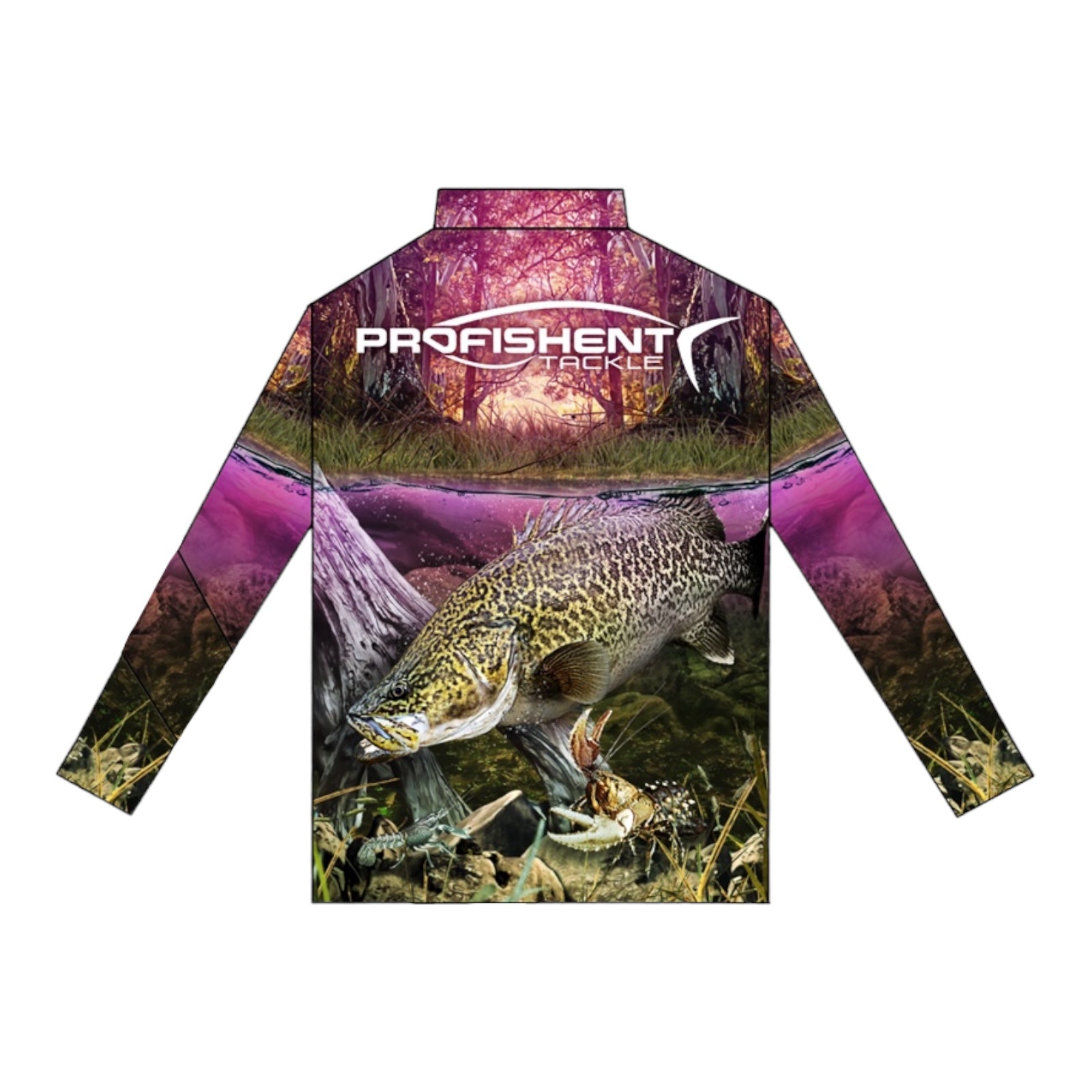 PROFISHENT PINK YAB/COD/CRAY KIDS SHIRT