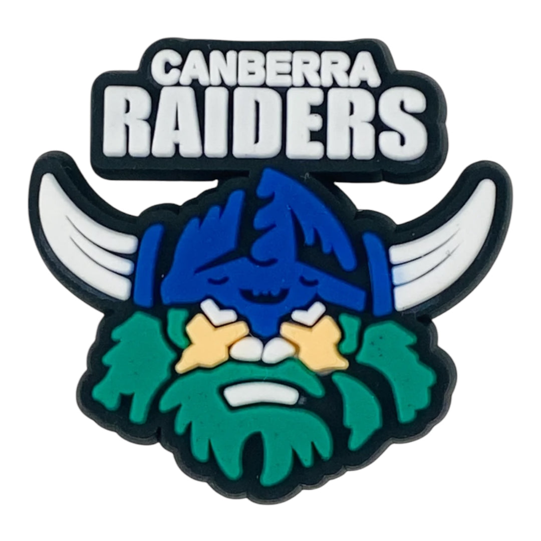 NRL RAIDERS CROC CHARMS