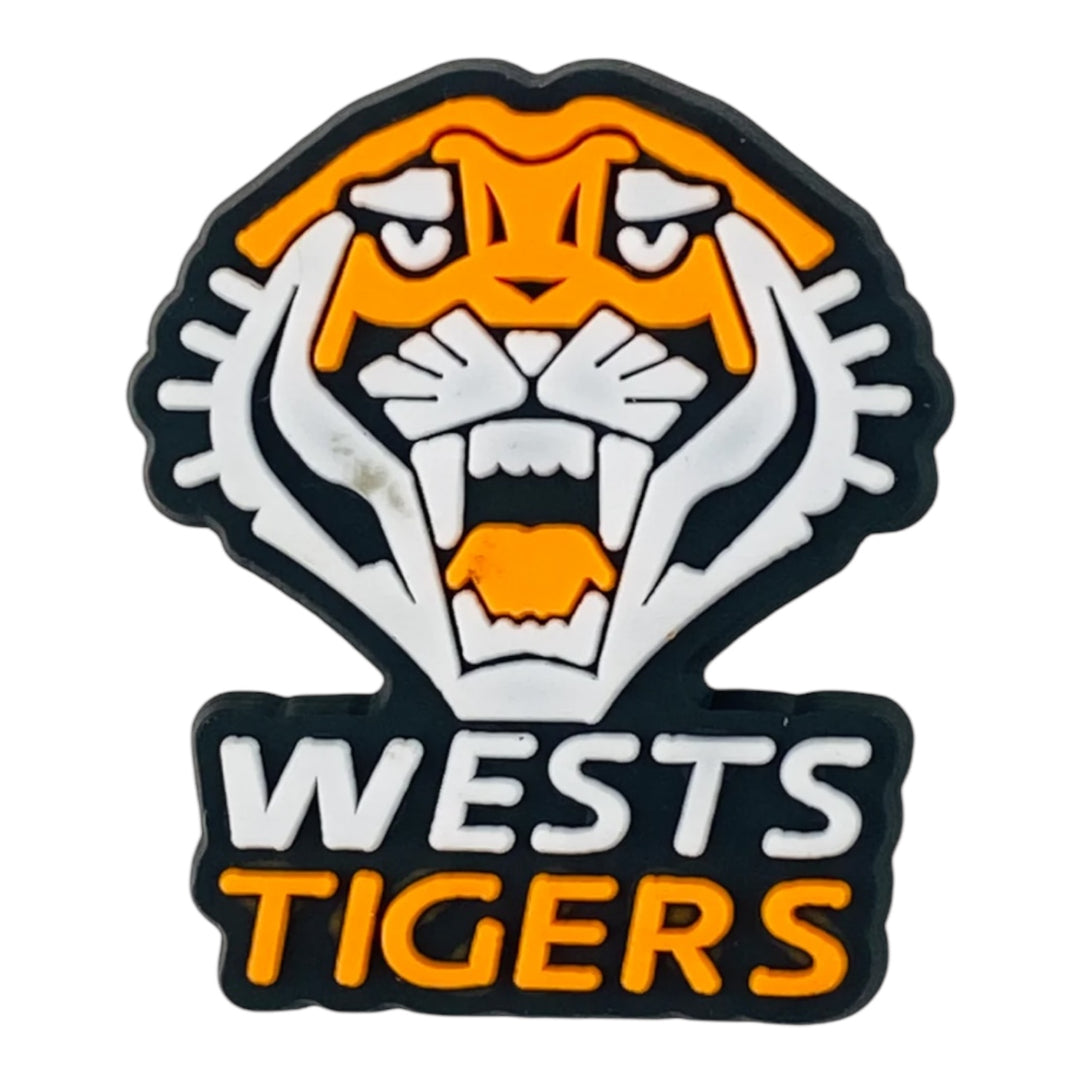 NRL TIGERS CROC CHARMS