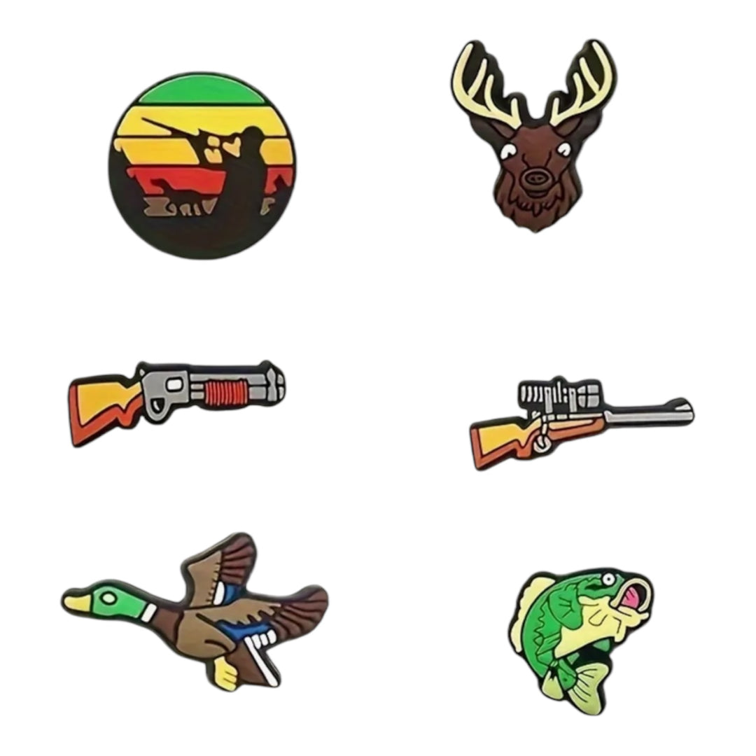 HUNT EM' HOOK EM' CHARMS 6PK