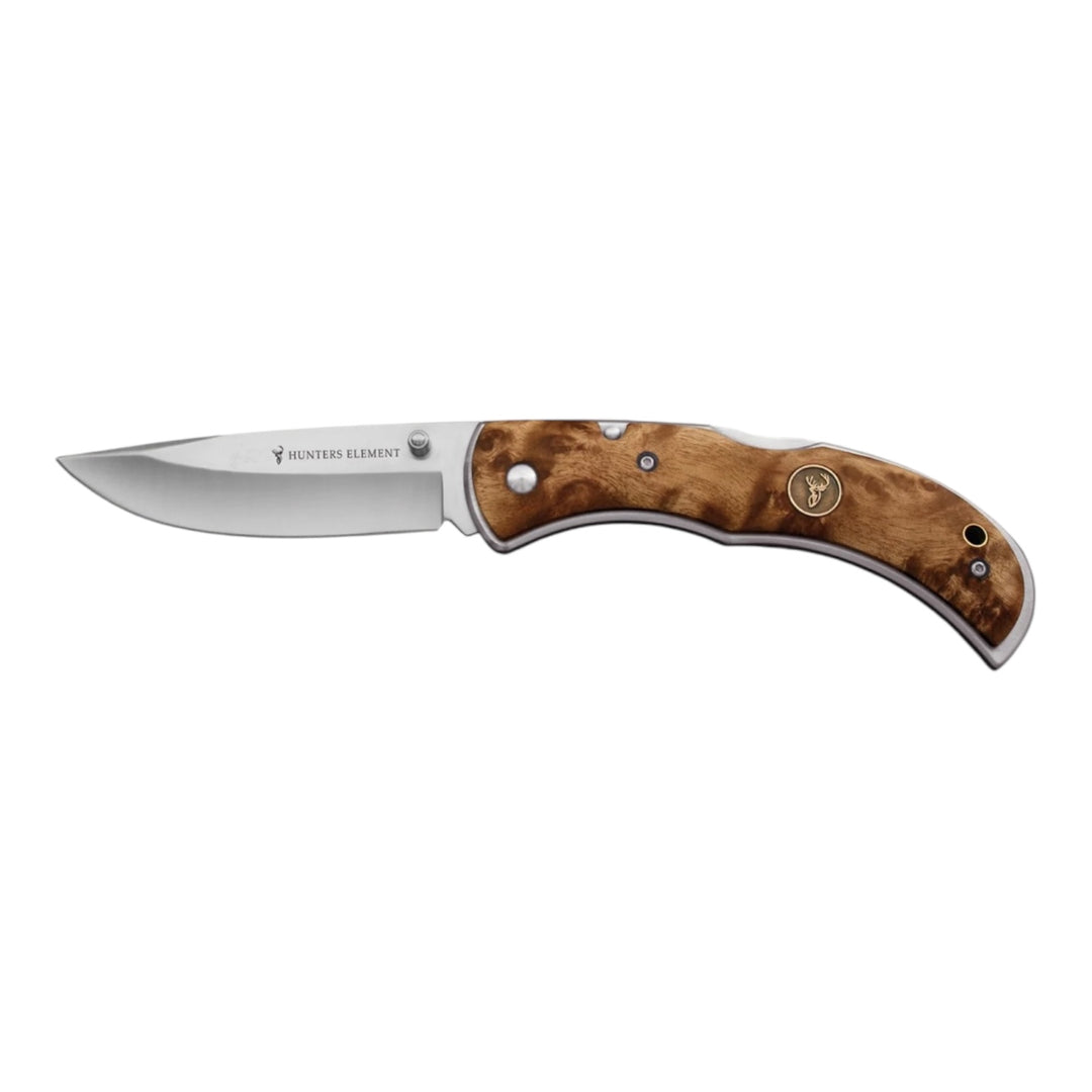 HUNTERS ELEMENT CLASSIC FOLDING DROP POINT KNIFE