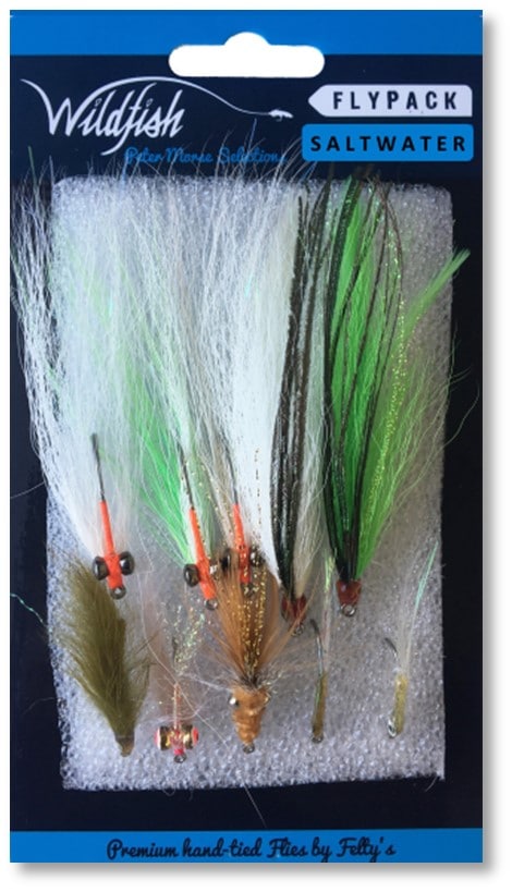 WILDFISH SALTWATER FLY PACK