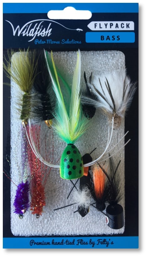 WILDFISH BASS FLY PACK