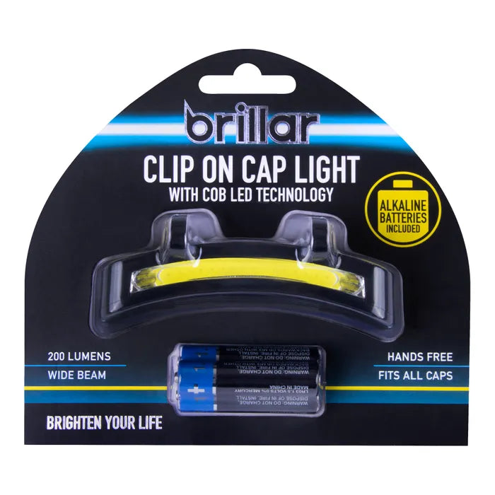Brillar Clip On Cap Light