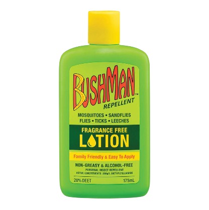 BUSHMAN FRAGRANCE FREE LOTION