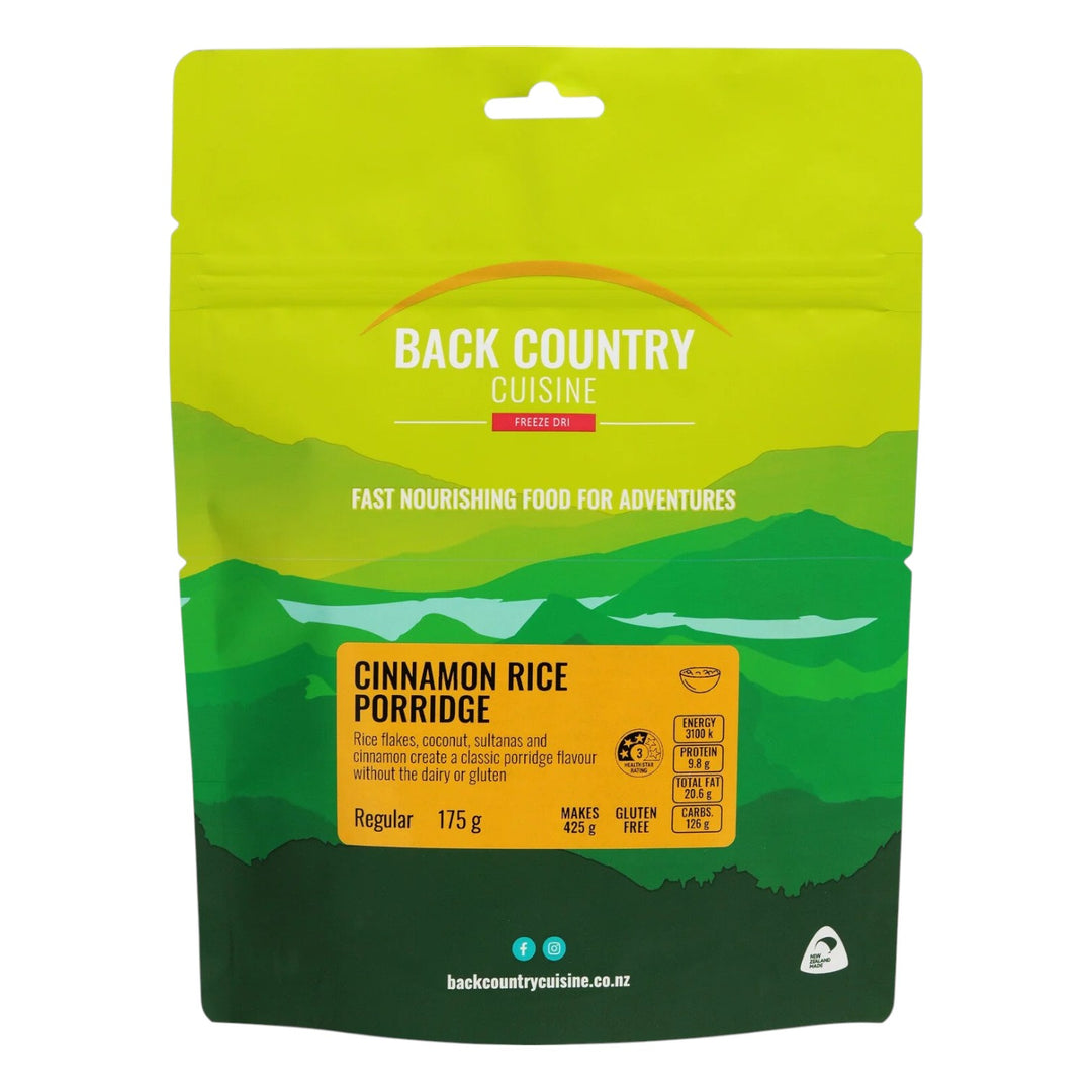 BACK COUNTRY CUISINE CINNAMON RICE PORRIDGE