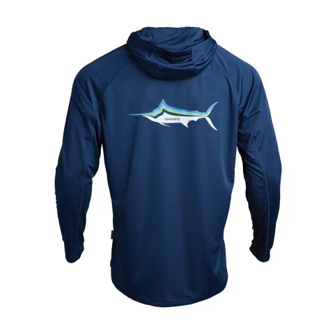 SHIMANO PERFORMANCE LS HOODED TECH TEE