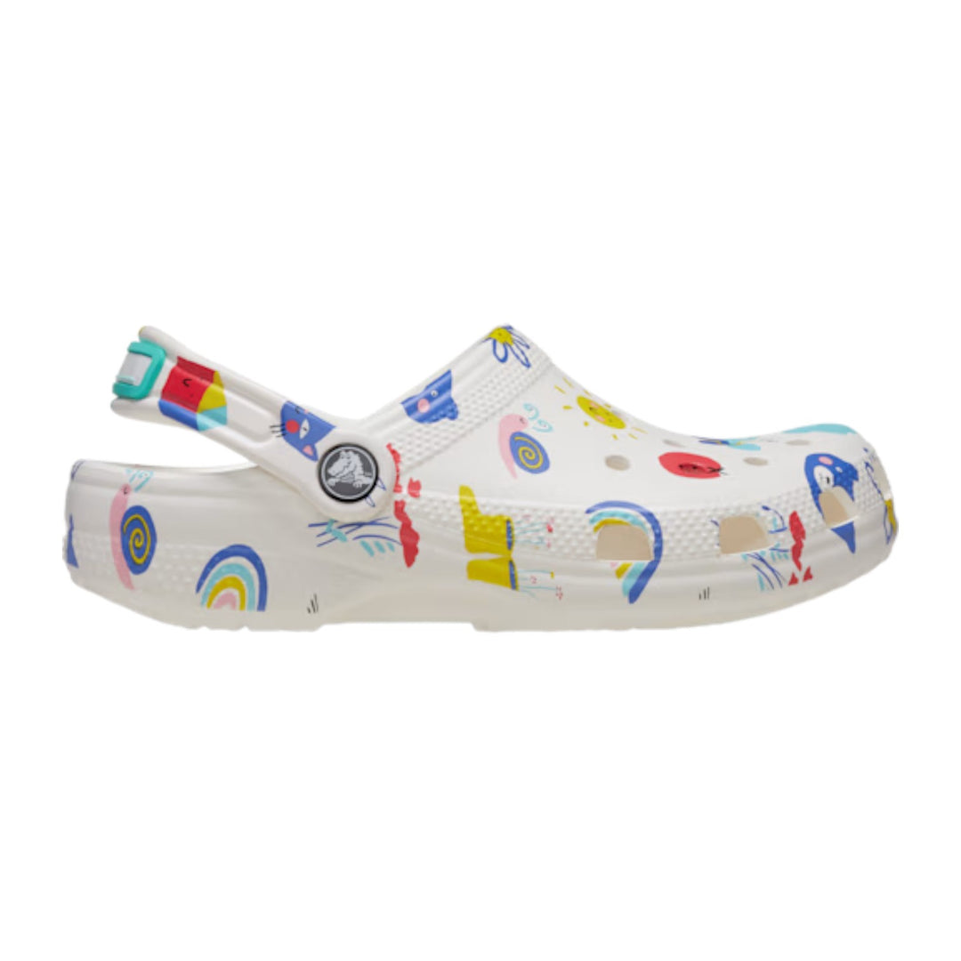 Crocs Classic Kids Doodle Print