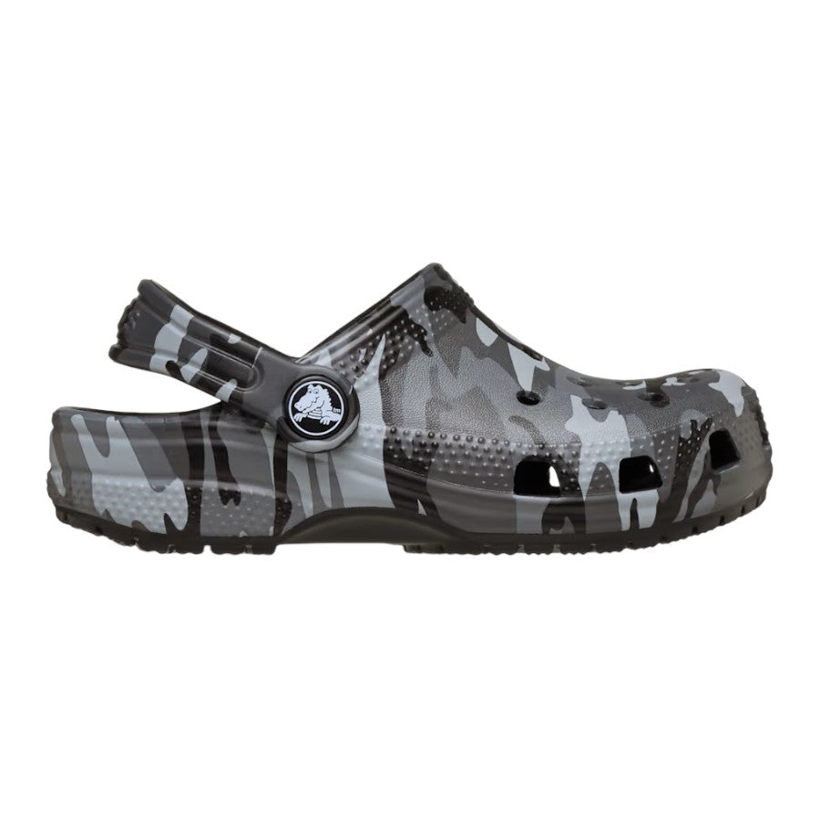 Crocs Classic Kids Camo Black/Slate Grey