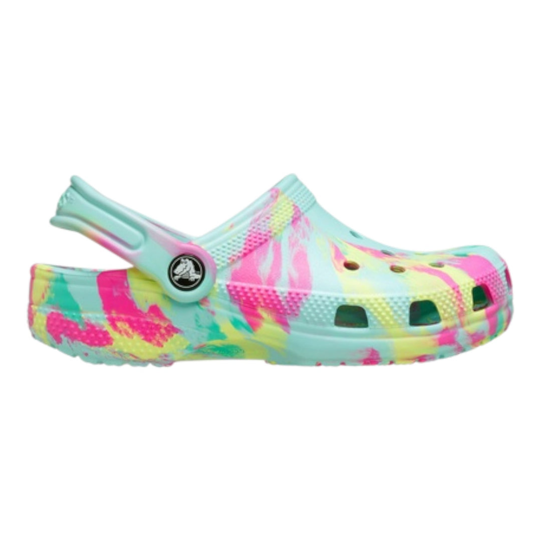 Crocs Classic Kids Marbled Aqua/Multi