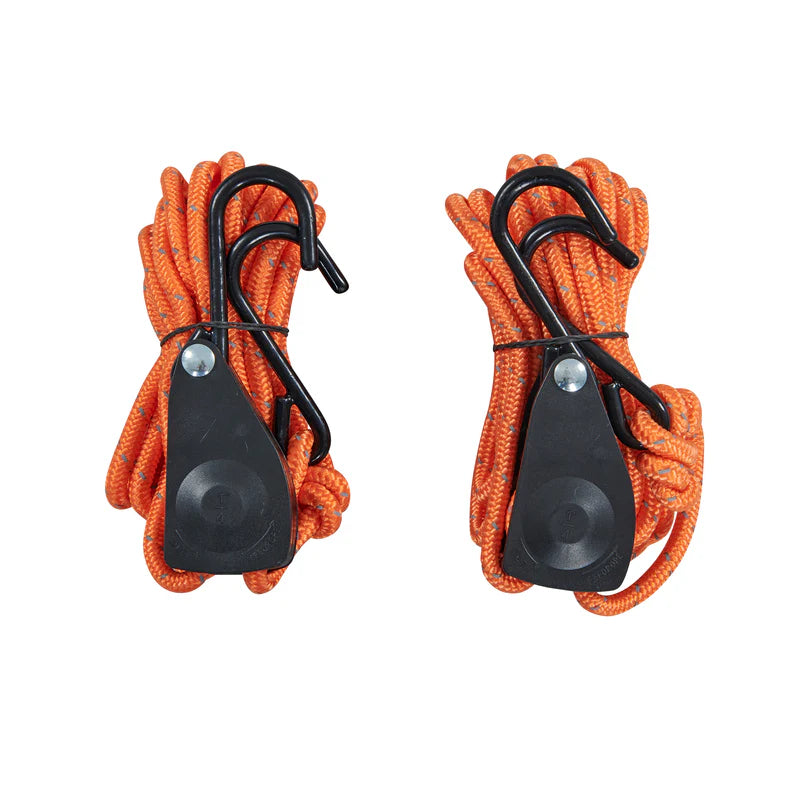 OZTRAIL RATCHET TIE DOWN ROPE 2PK