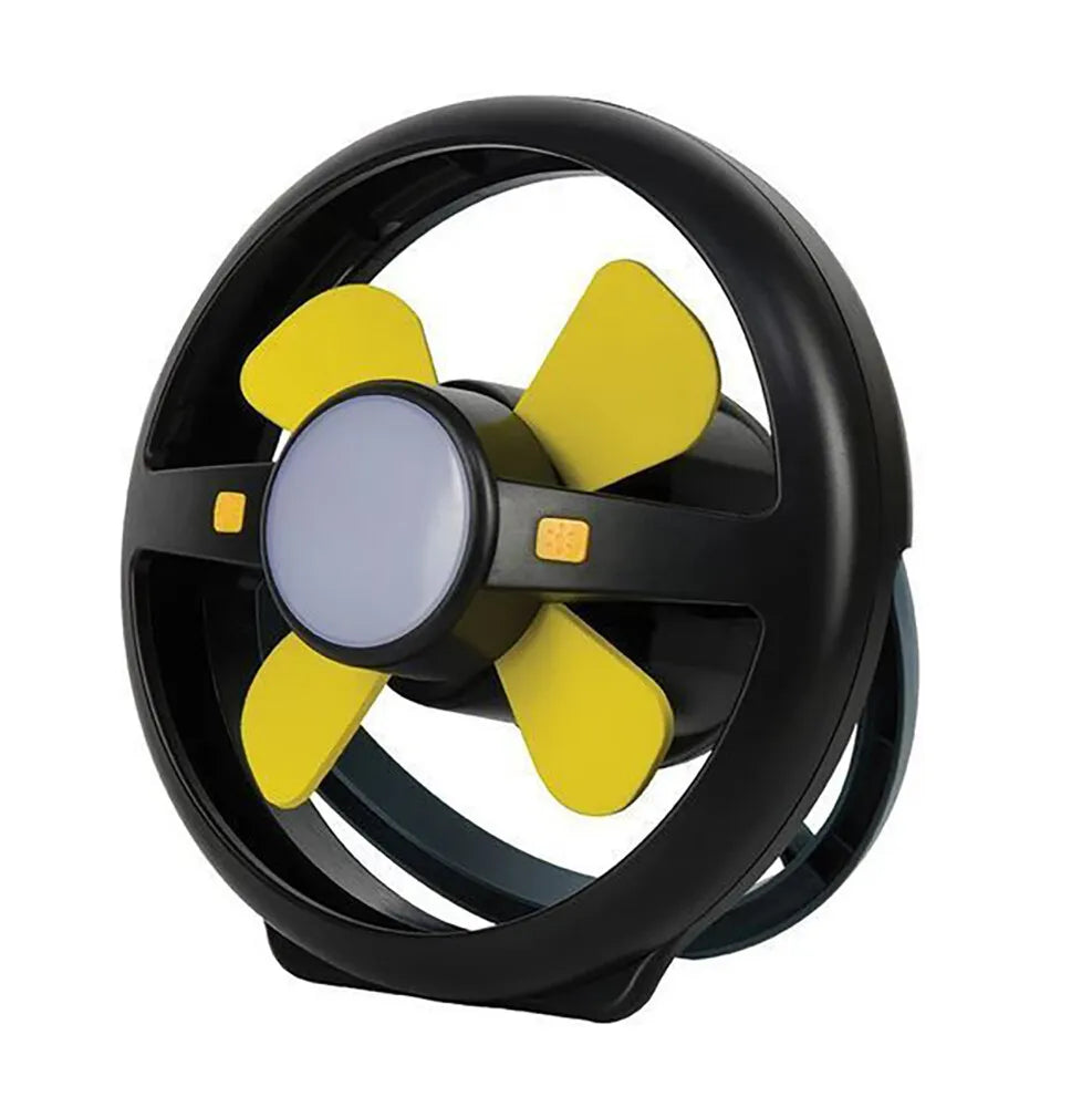 OZTRAIL PORTABLE FAN & LIGHT RECHARGEABLE