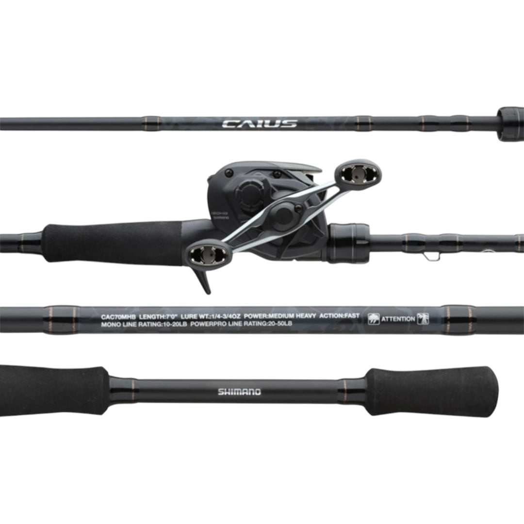 SHIMANO 24 CAIUS BAITCAST COMBO