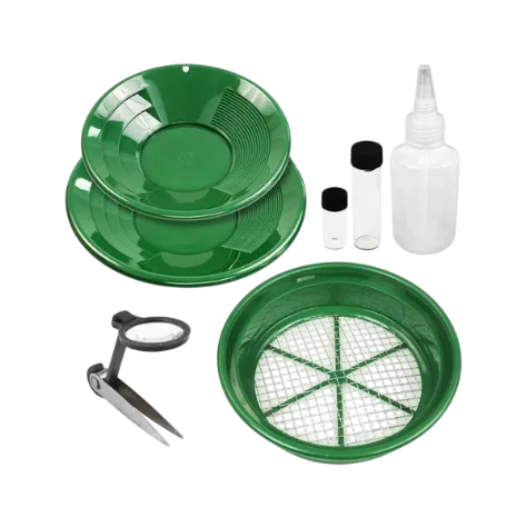 PROSPECTORS CHOICE 7 PIECE GOLD PANNING KIT