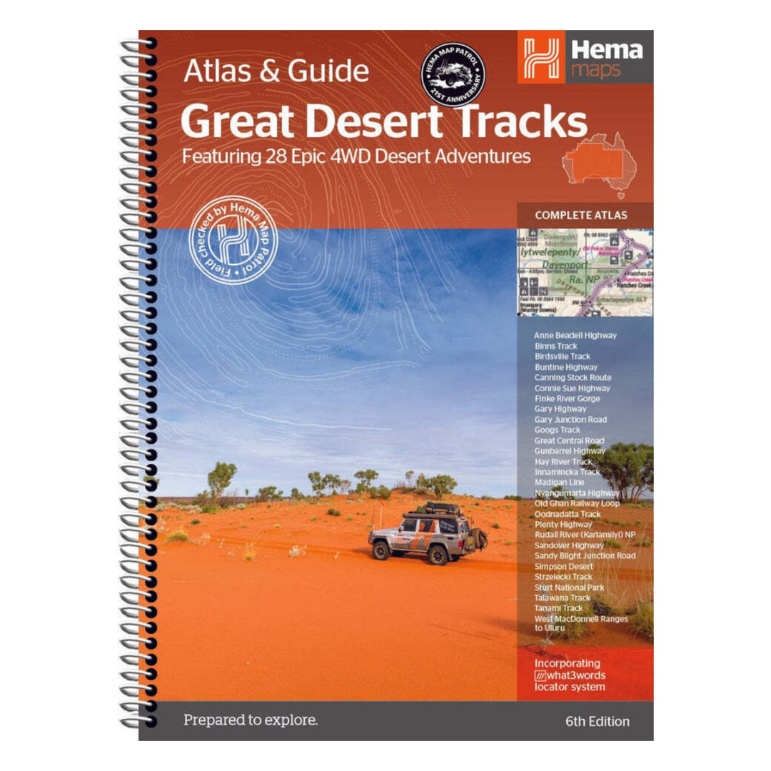 HEMA GREAT DESERT TRACKS ATLAS & GUIDE