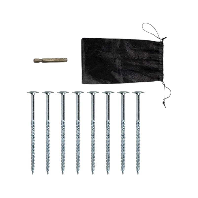 SUPEX SCREW IN MAT PEGS 8PK